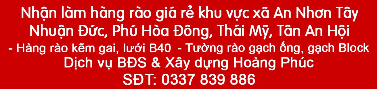 Liên hệ Nhận làm hàng rào giá rẻ khu vực xã An Nhơn Tây.jpg (97 KB)
